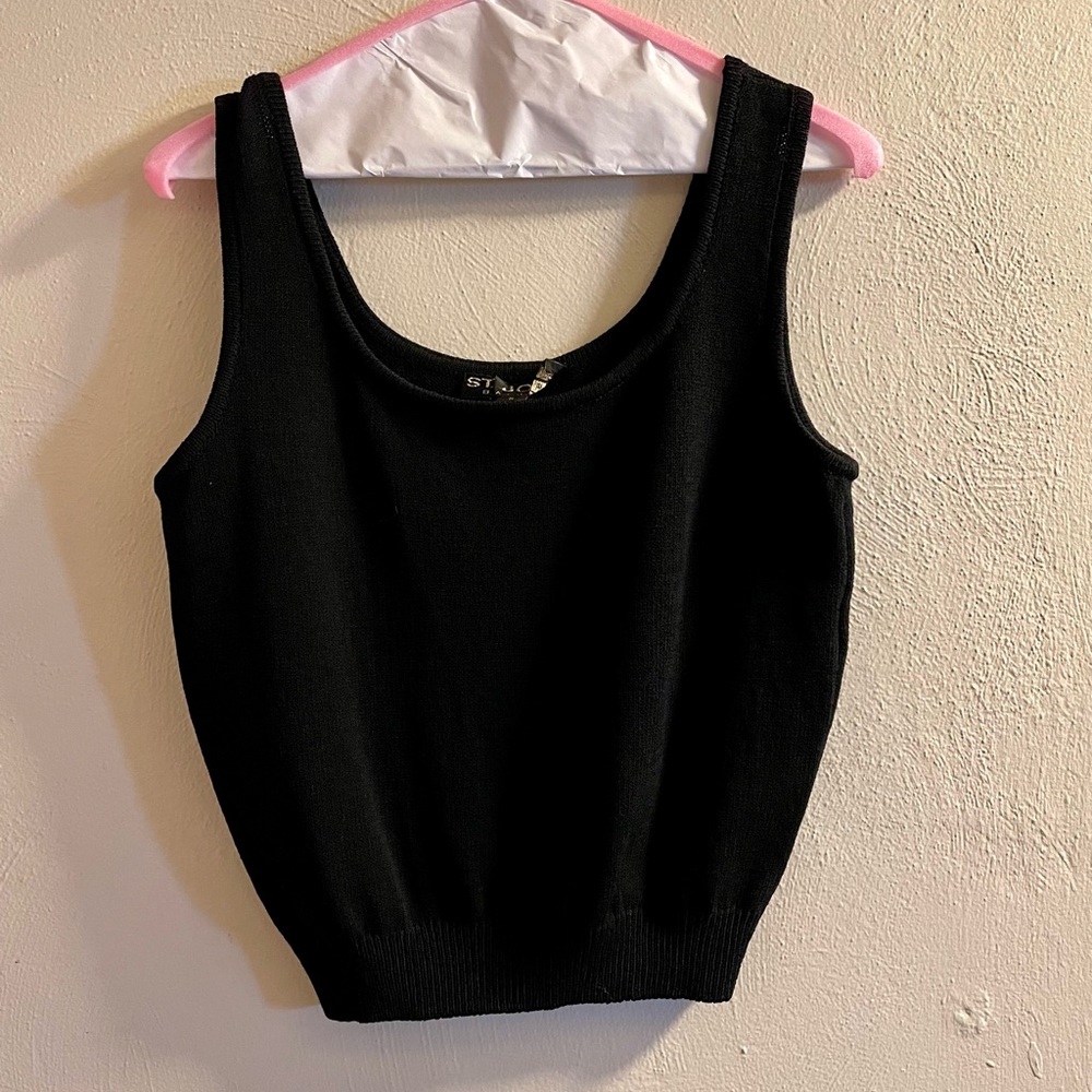 St. John Basics black knit top